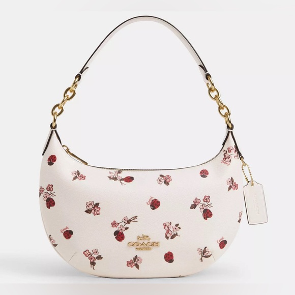COACH PAYTON HOBO BAG WITH LADYBUG FLORAL PRINT - NWT - Picture 1 of 4